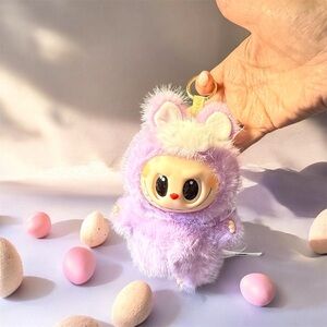 Custom Purple Horse Fantasy Plushie Keychain